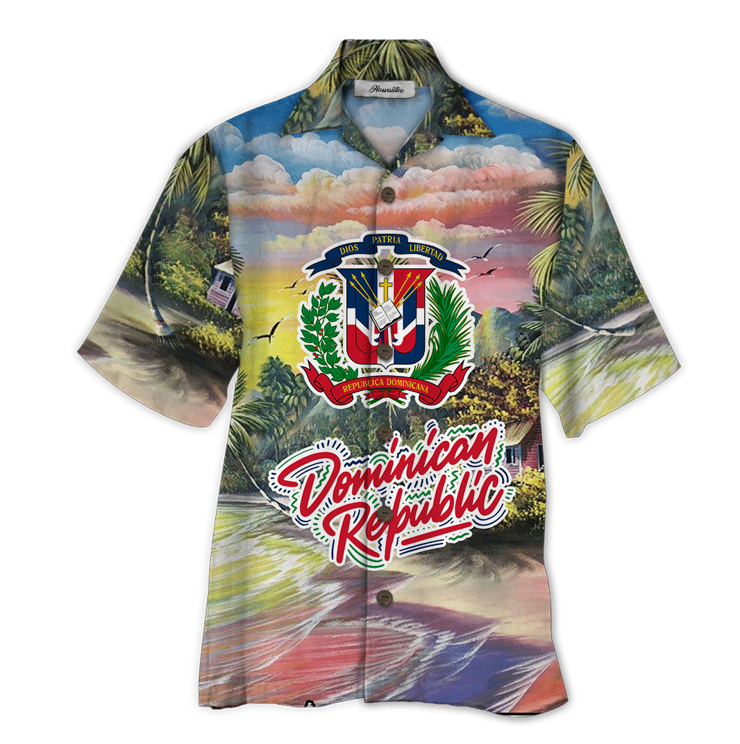 Hawaiian Shirt Dominican Republic Hawaiian Shirt For Men