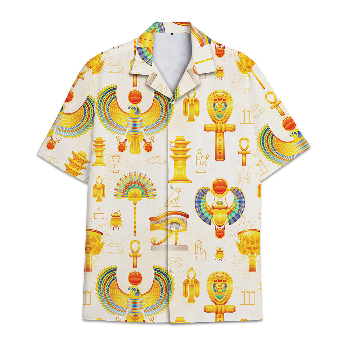 Hawaiian Shirt Egyptian Patterns All Over Print Colorful Short Sleeve Summer Beach Casual Shirt For Men And Women