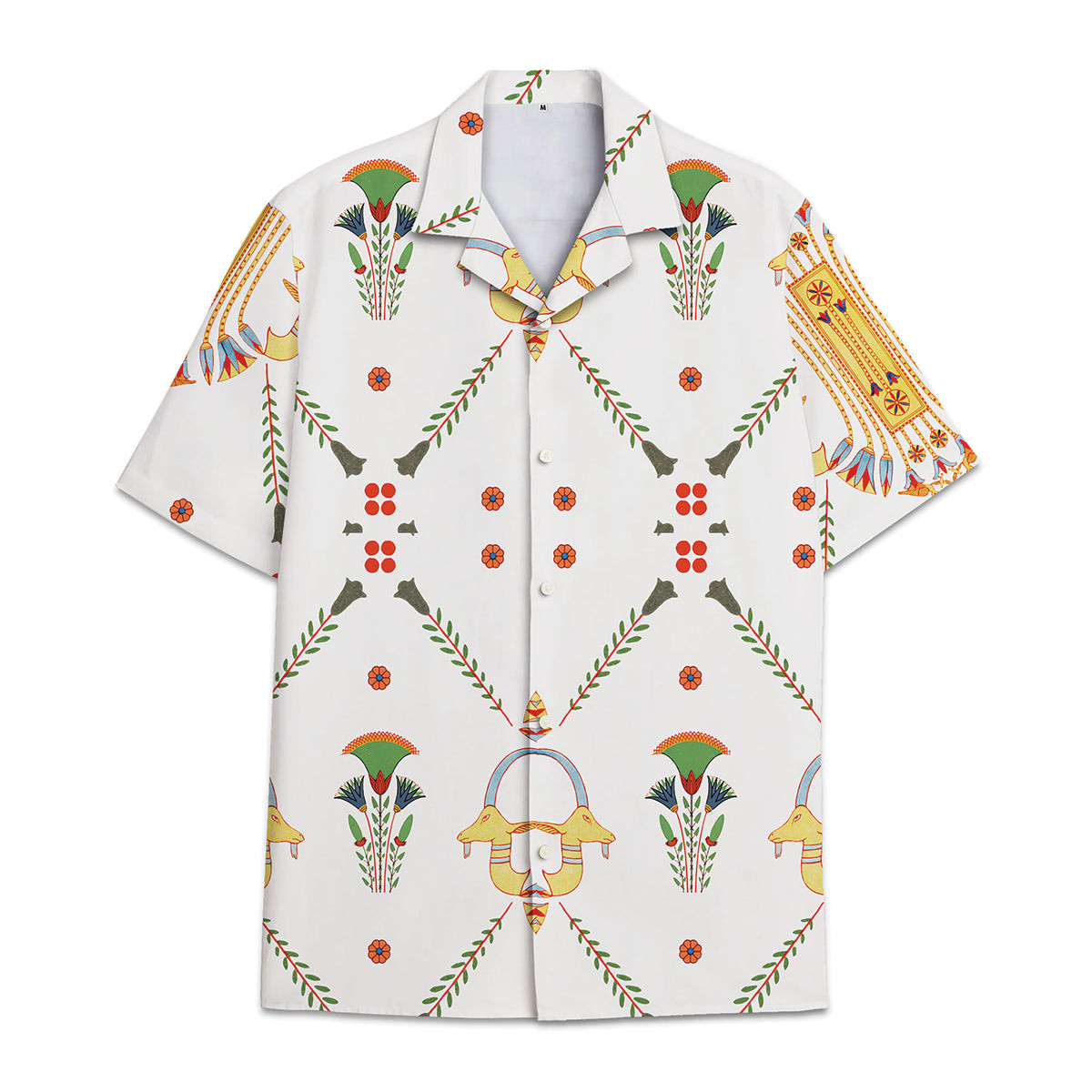 Hawaiian Shirt Egyptian Patterns All Over Print Colorful Short Sleeve Summer Beach Casual Shirt For Men And Women