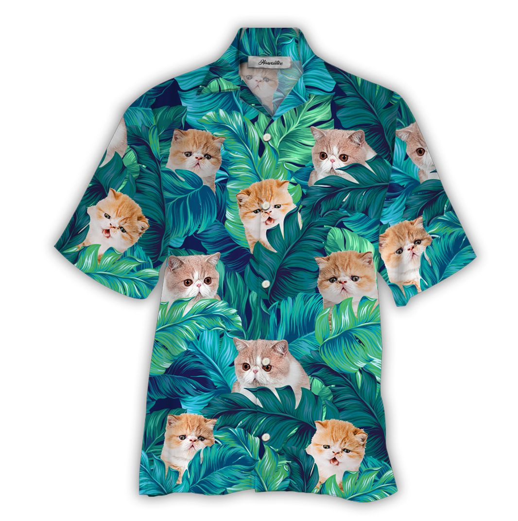 Hawaiian Shirt Exotic Cat Hawaiian Shirt For Men