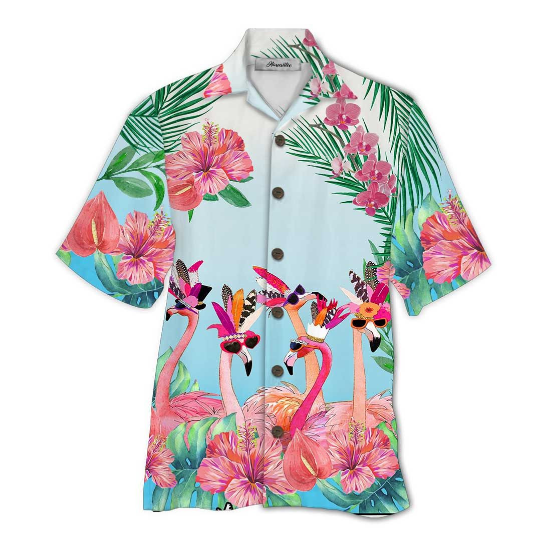 Hawaiian Shirt Flamingo Hawaiian Shirt For Men, Hawaiian Shirt For Women, Aloha Shirt