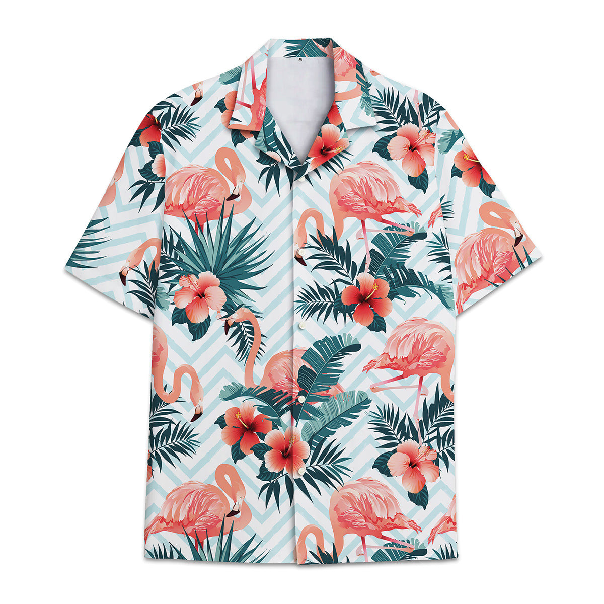 Hawaiian Shirt Flamingo Hawaiian Shirt Tropical Flower And Leaf Tropical Combined With Flamingo