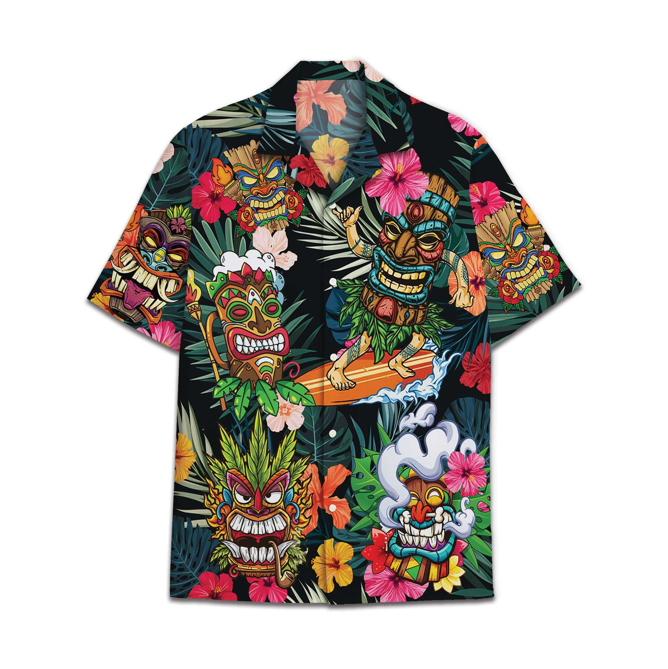 Hawaiian Shirt Hawaiian Tiki Hawaiian Shirt For Men