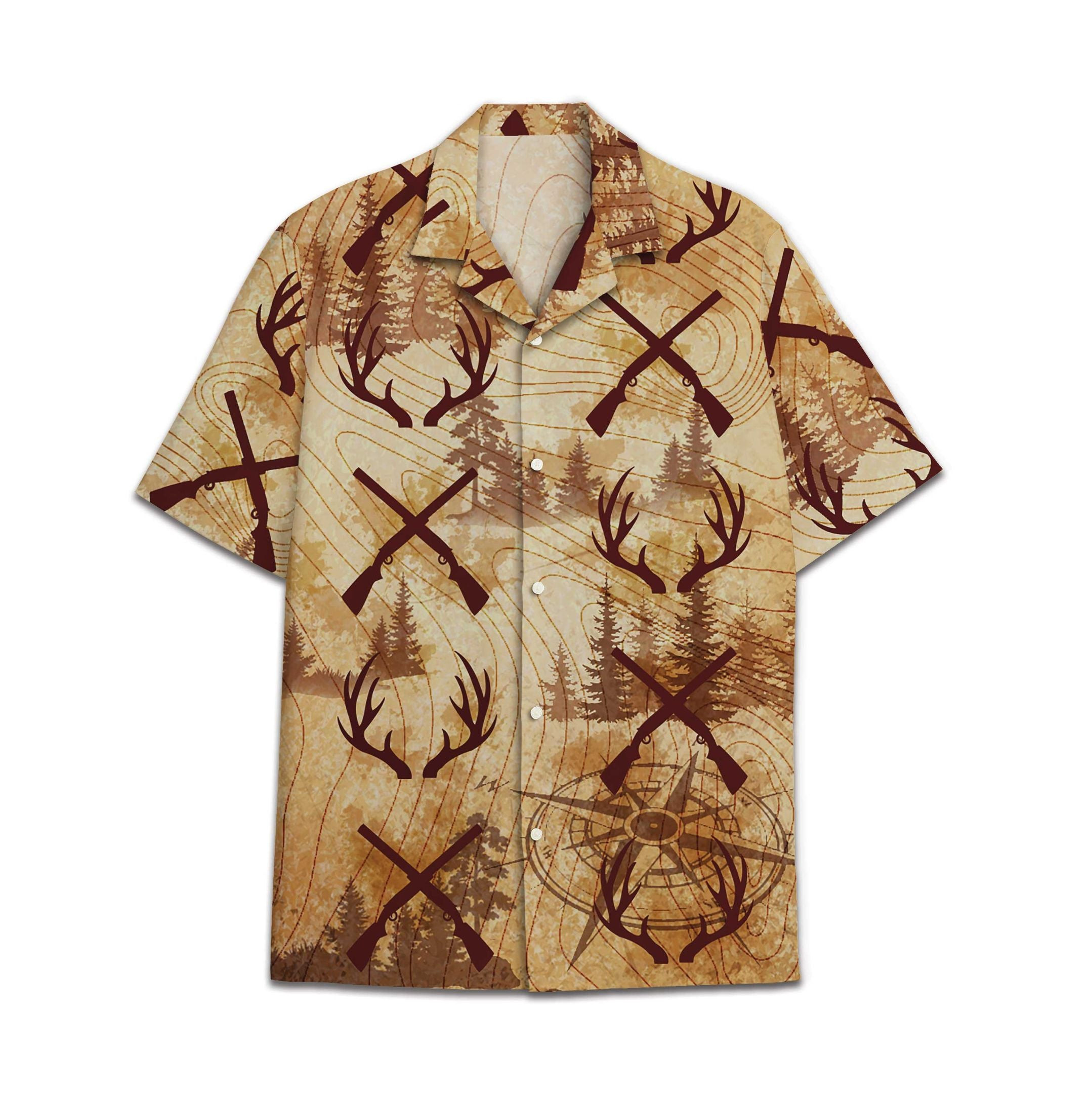 Hawaiian Shirt Hunting Hawaiian Shirt For Men