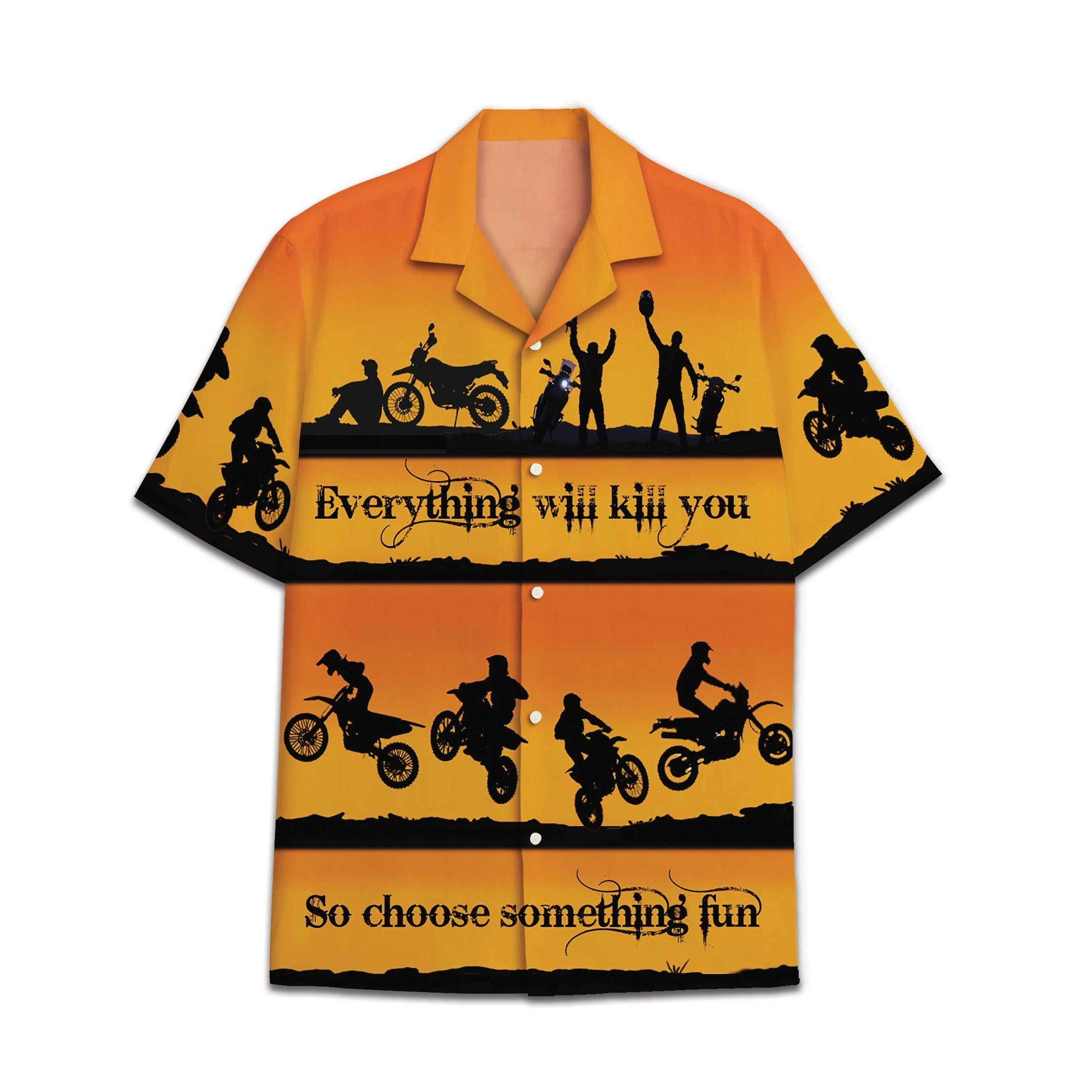 Hawaiian Shirt Motorcycle Hawaiian Shirt For Men