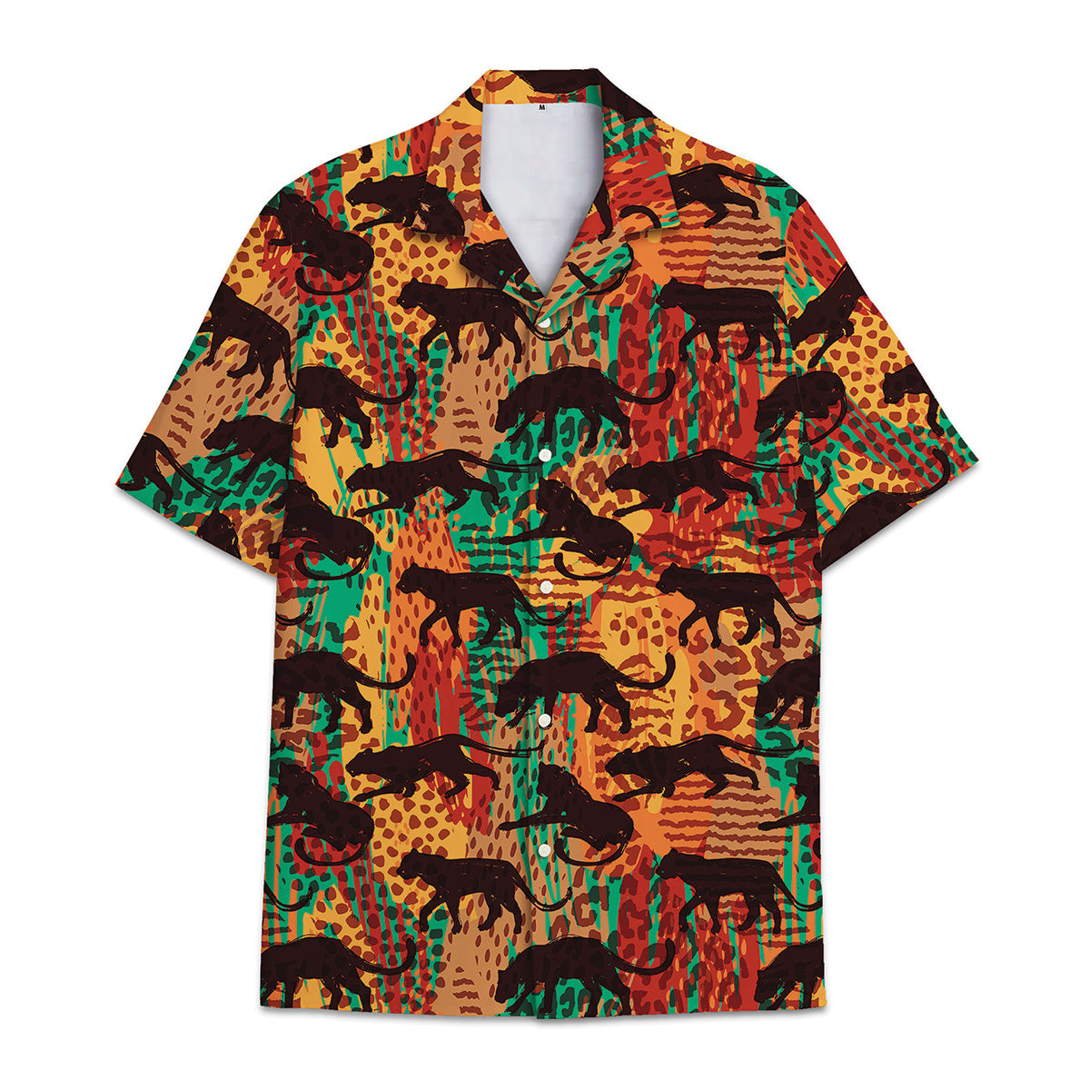 Hawaiian Shirt Pathter - Aloha Tropical Flower And Leaf Tropical Combined With Animal