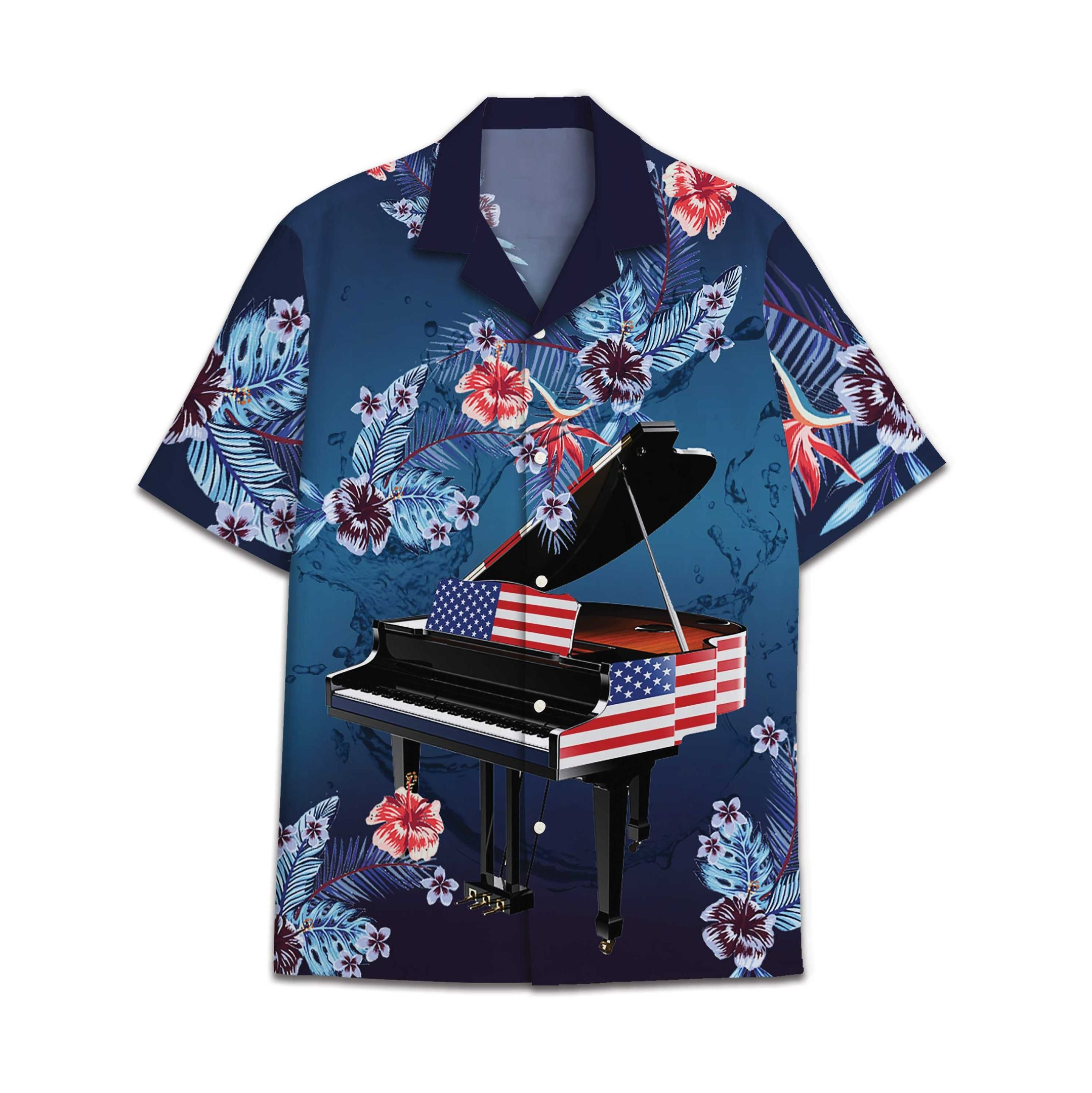 Hawaiian Shirt Piano Hawaiian Shirt For Men