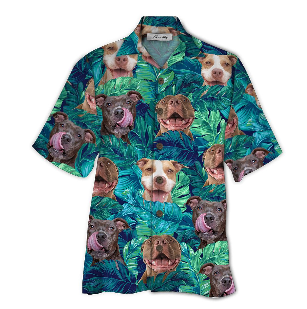 Hawaiian Shirt Pitbull Hawaiian Shirt For Men