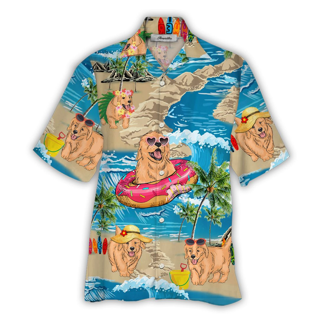 Hawaiian Shirt Retriever Hawaiian Shirt For Men