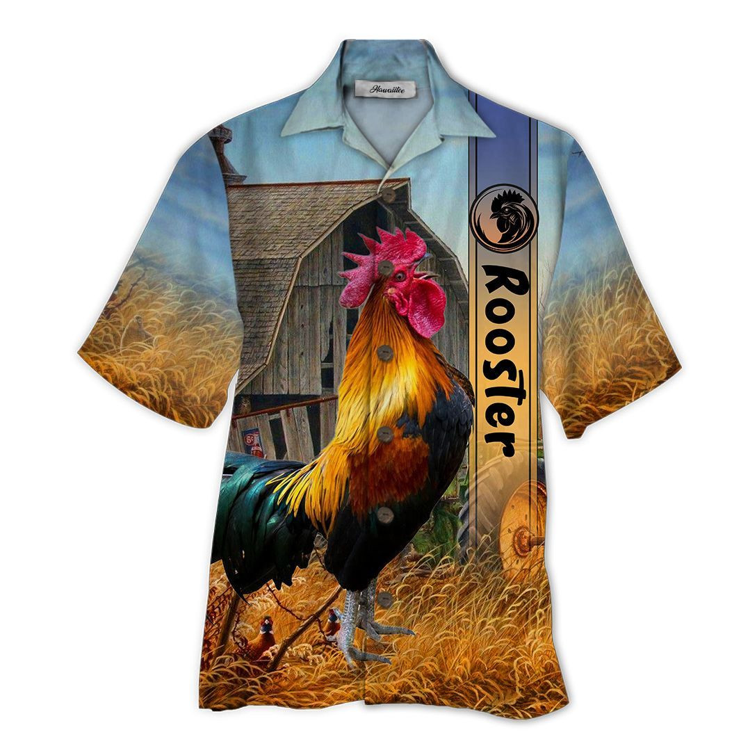 Hawaiian Shirt Rooster Hawaiian Shirt For Men