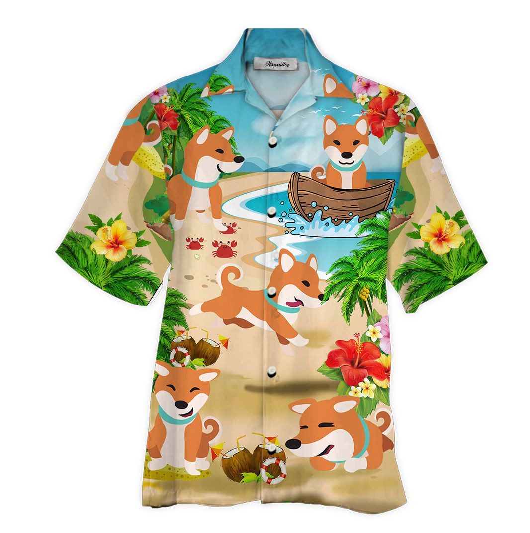 Hawaiian Shirt Shiba Hawaiian Shirt For Men