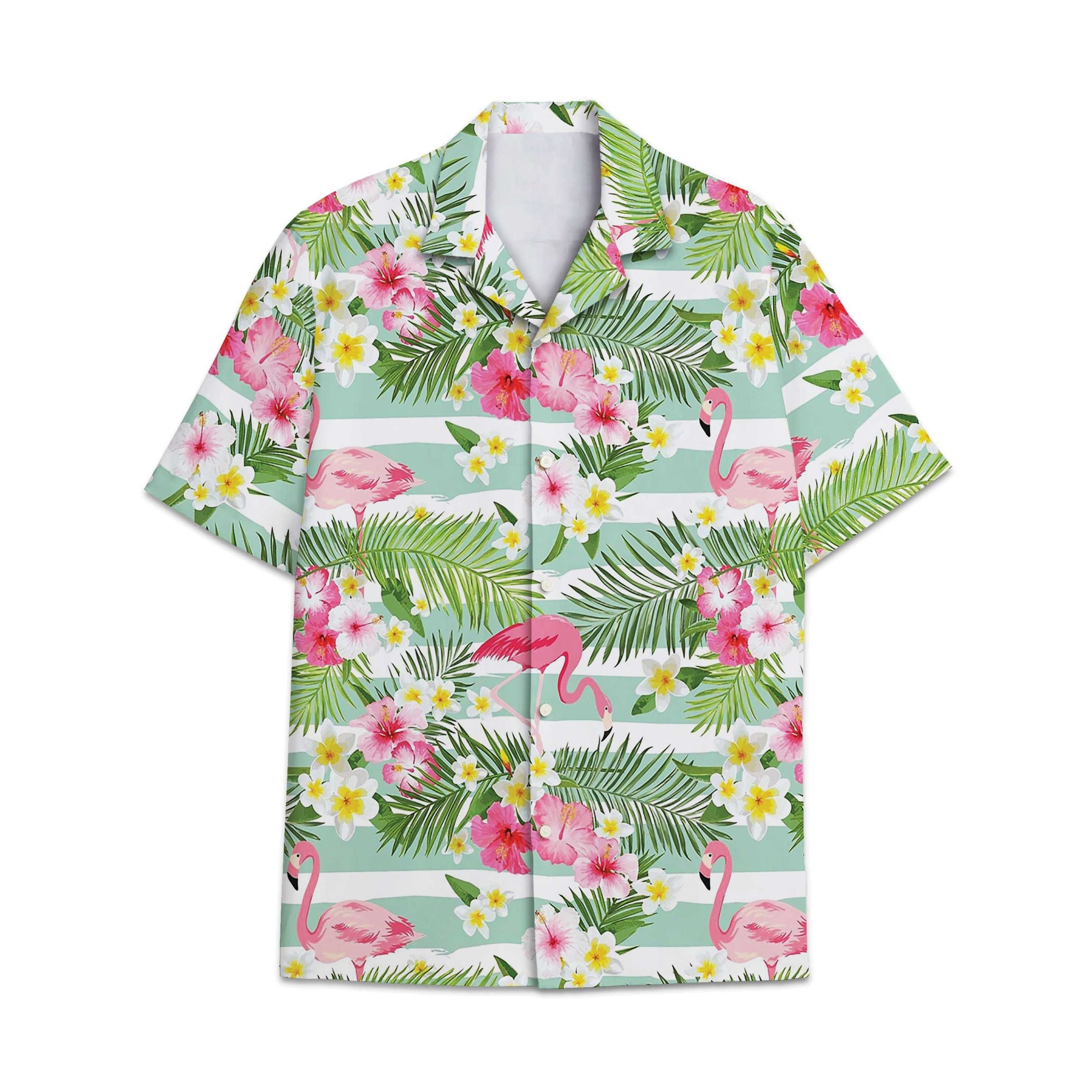 Hawaiian Shirt & Short Flamingo Hawaiian Shirt For Men, Hawaiian Shirt For Women, Aloha Shirt