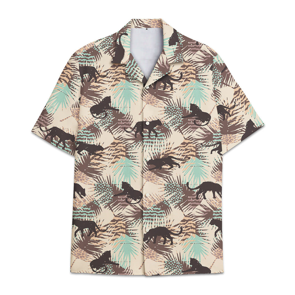 Hawaiian Shirt Tiger- Aloha Shirt Tiger Tropical Flower And Leaf Tropical Combined With Animal