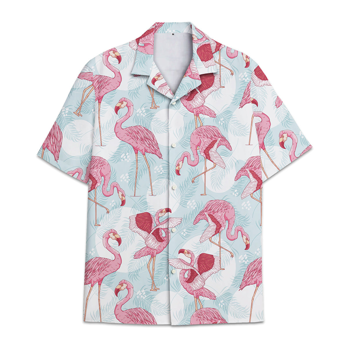 Hawaiian Shirt Tropical Flower And Leaf Tropical Combined With Flamingo