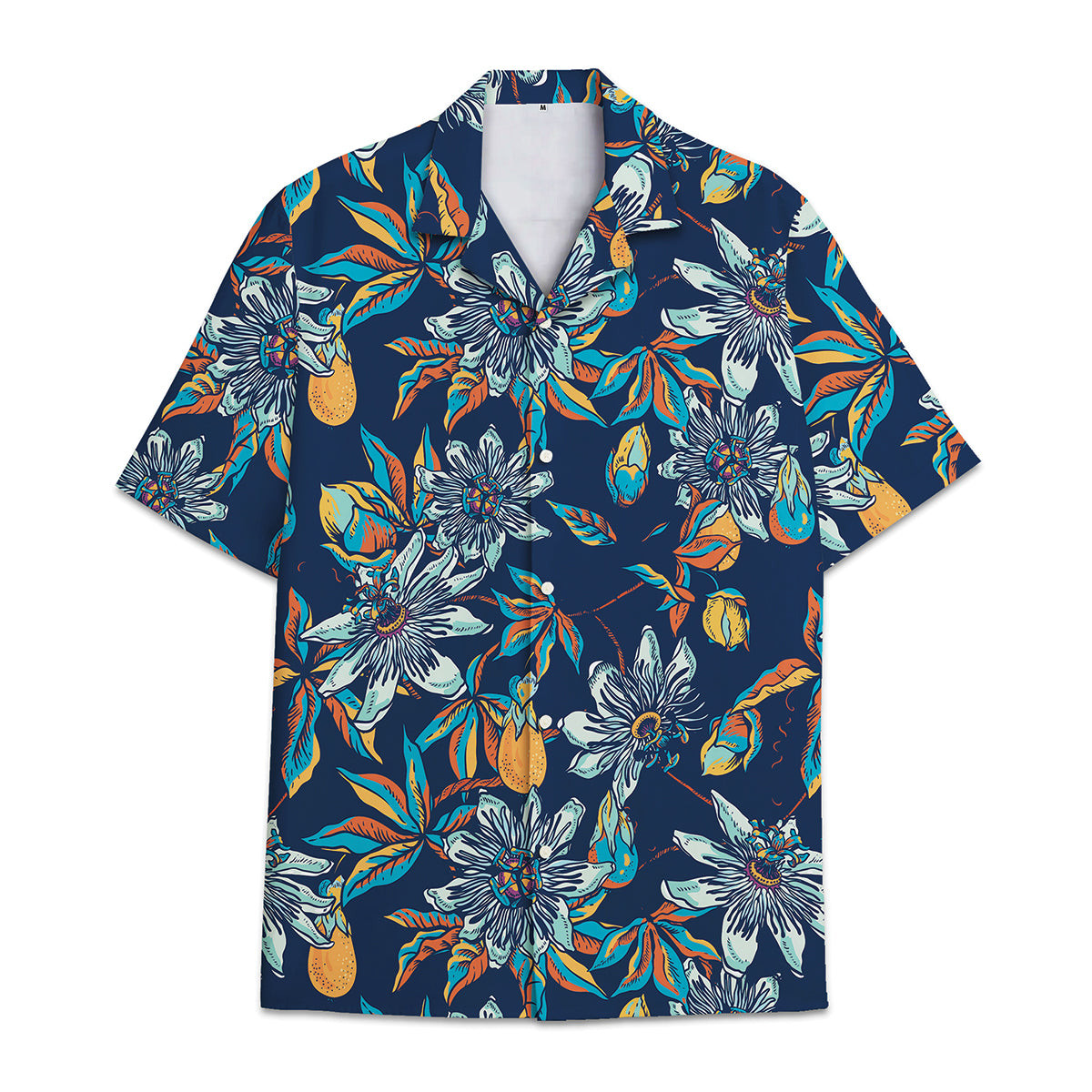 Hawaiian Shirt Tropical Plant Print Pattern Coconut Leaves Coconut Tree Monstera Leaves