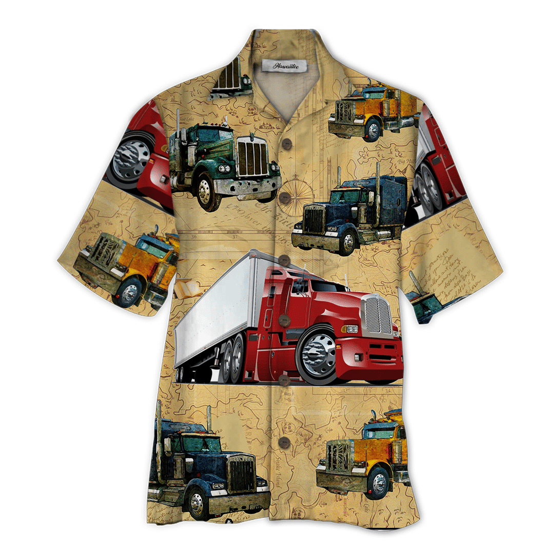 Hawaiian Shirt Truck Driver Hawaiian Shirt For Men