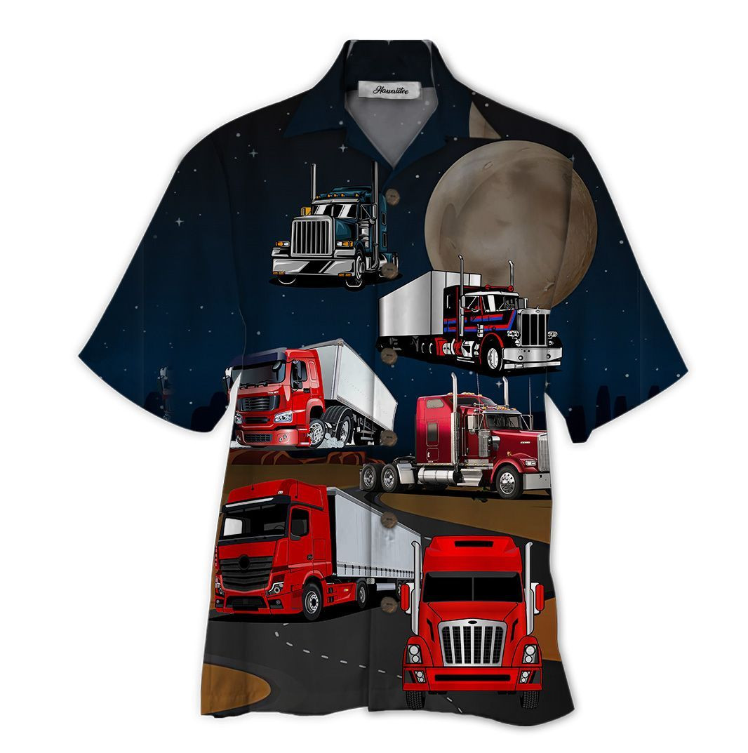 Hawaiian Shirt Truck Driver Hawaiian Shirt For Men