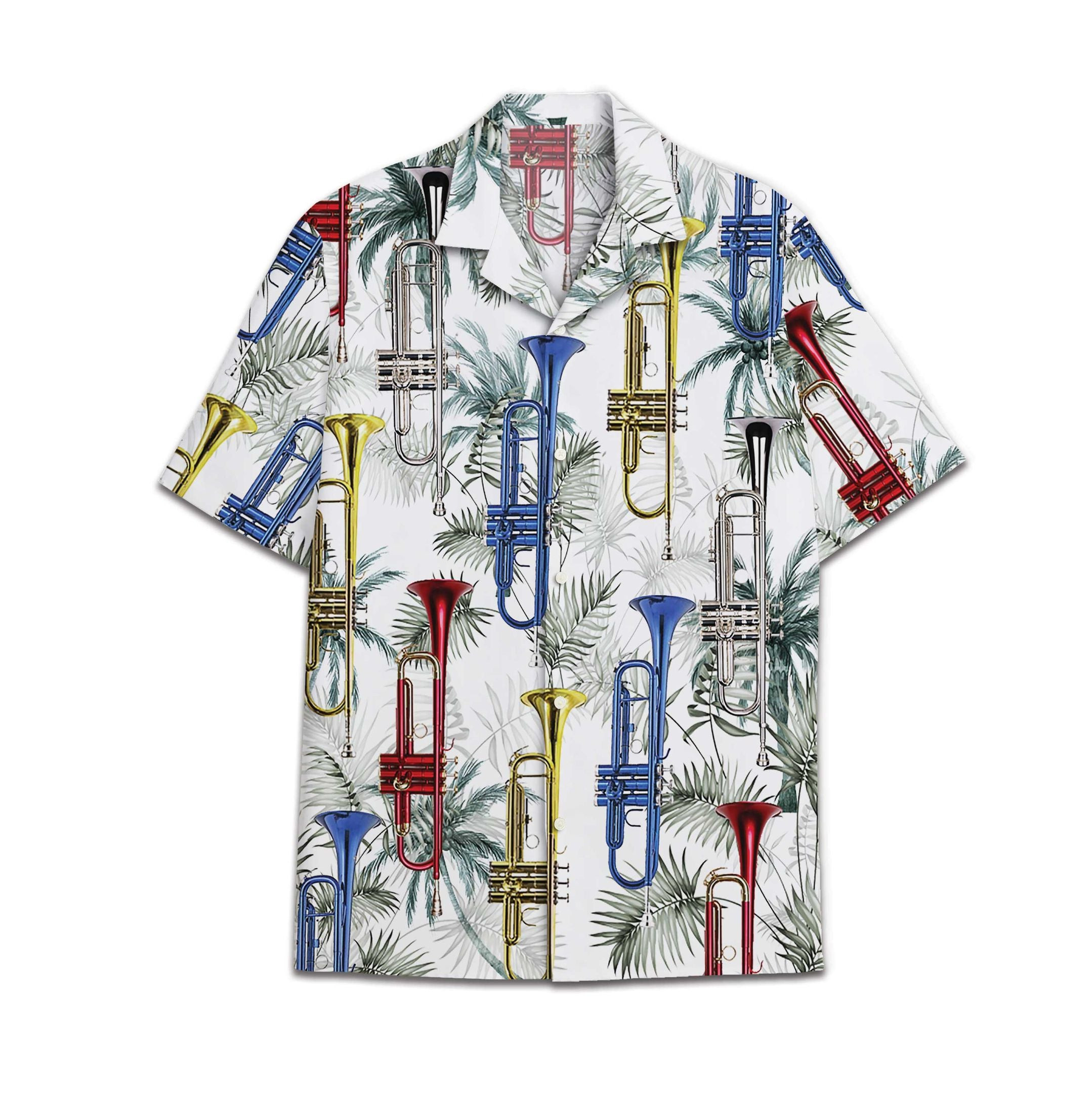 Hawaiian Shirt Trumpet Hawaiian Shirt For Men