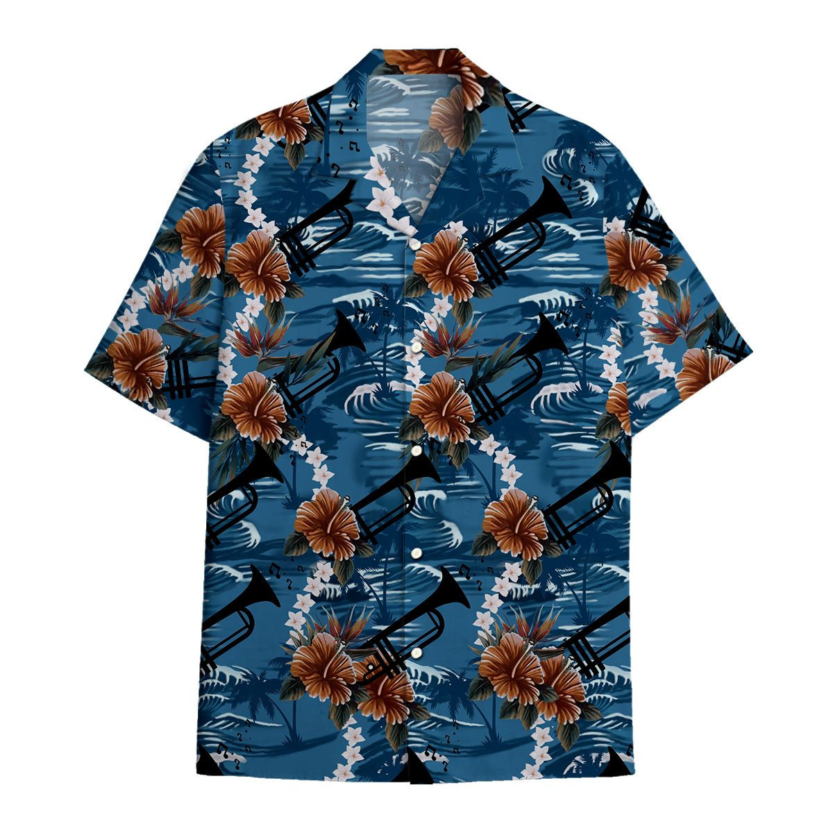 Hawaiian Shirt Trumpet Hawaiian Shirt For Men