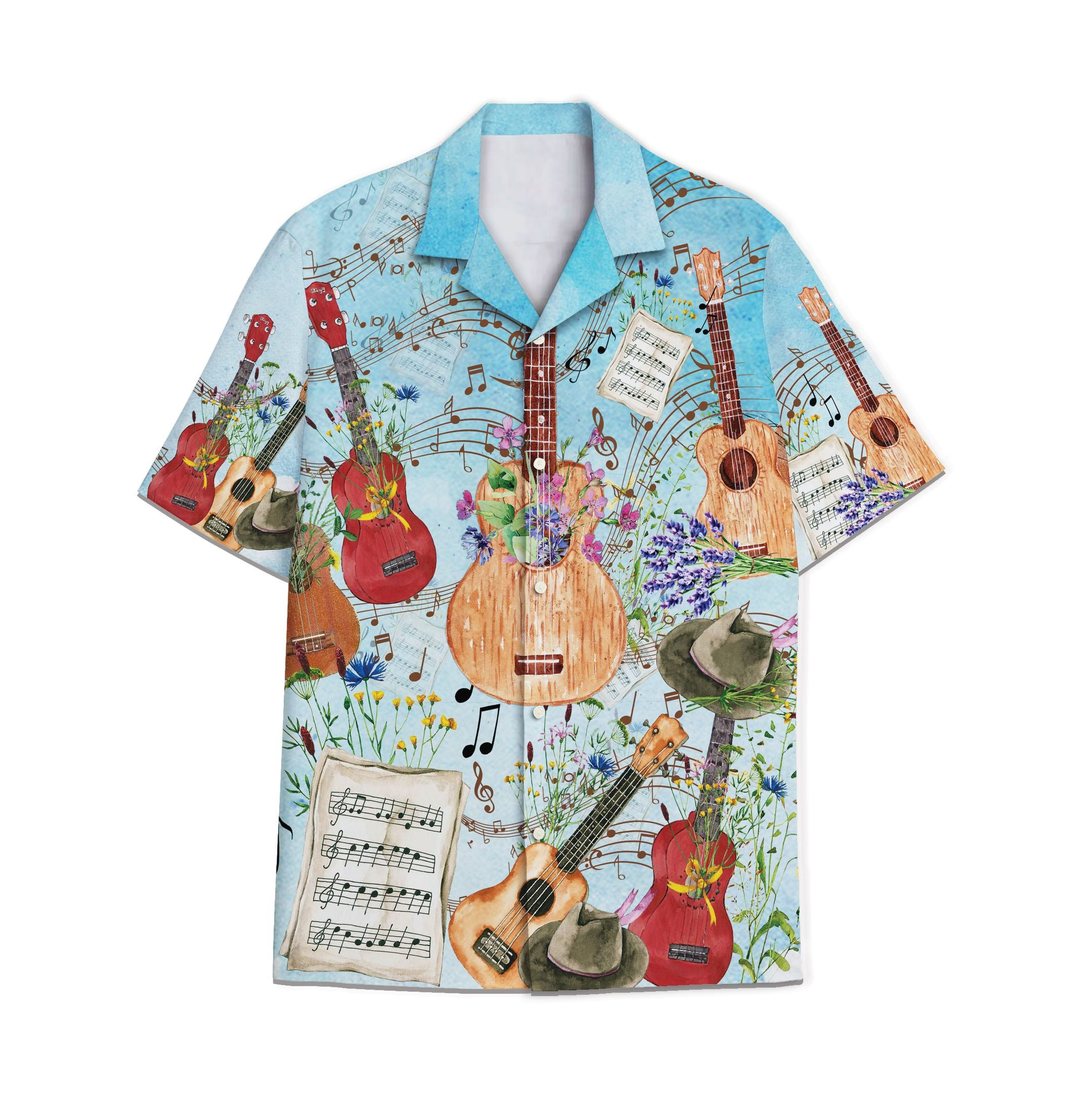 Hawaiian Shirt Ukulele Hawaiian Shirt For Men