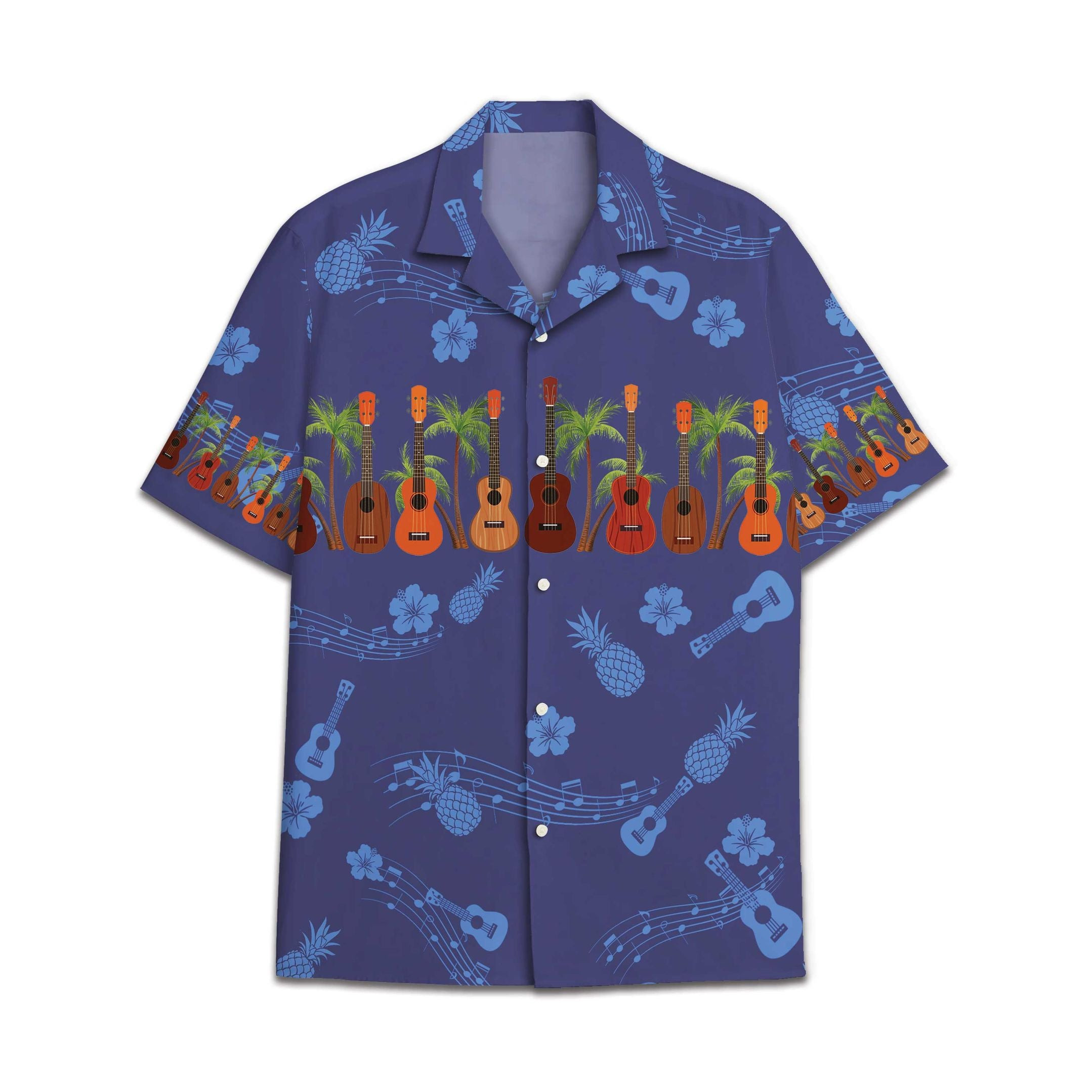 Hawaiian Shirt Ukulele Hawaiian Shirt For Men