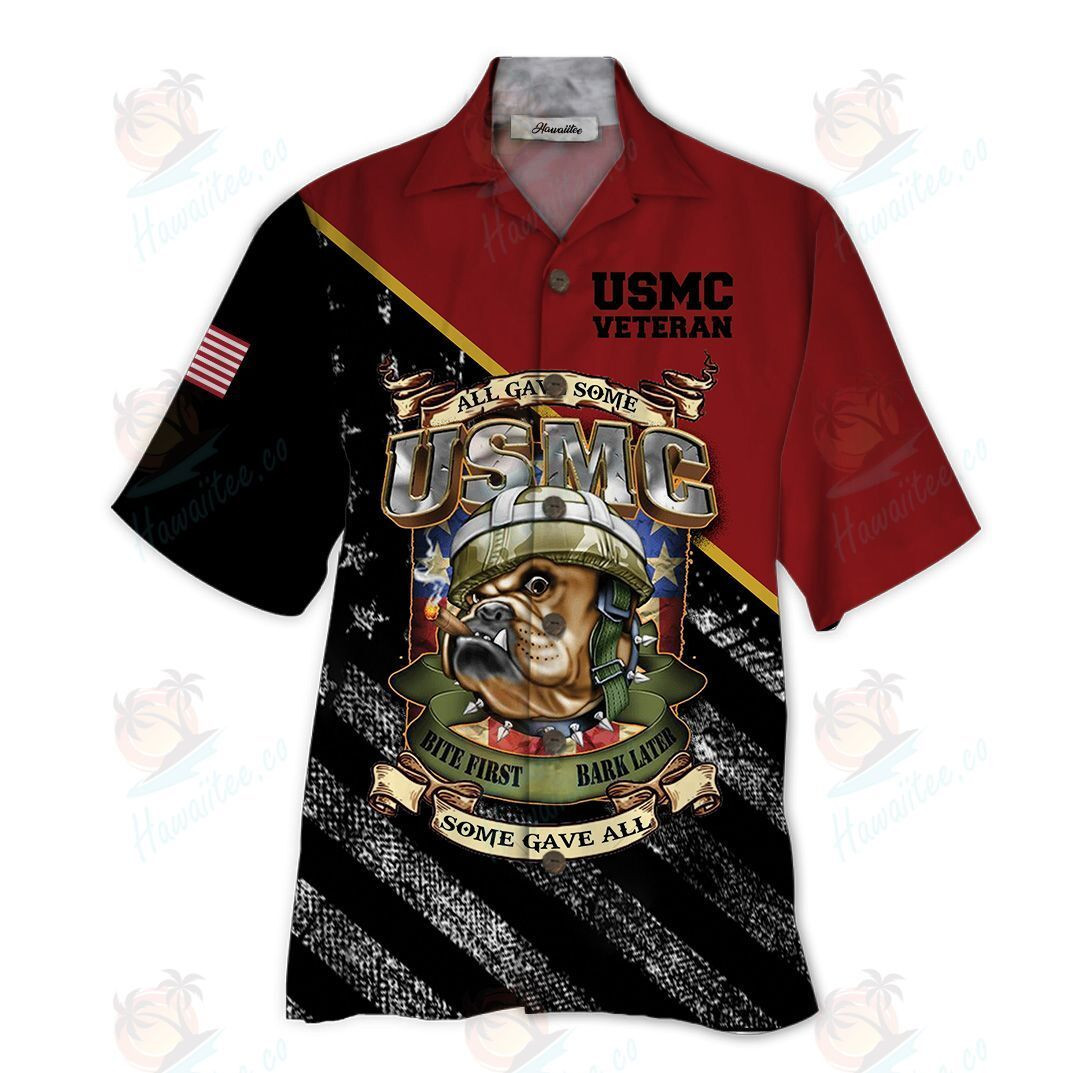 Hawaiian Shirt Usmc Veteran Hawaiian Shirt For Men