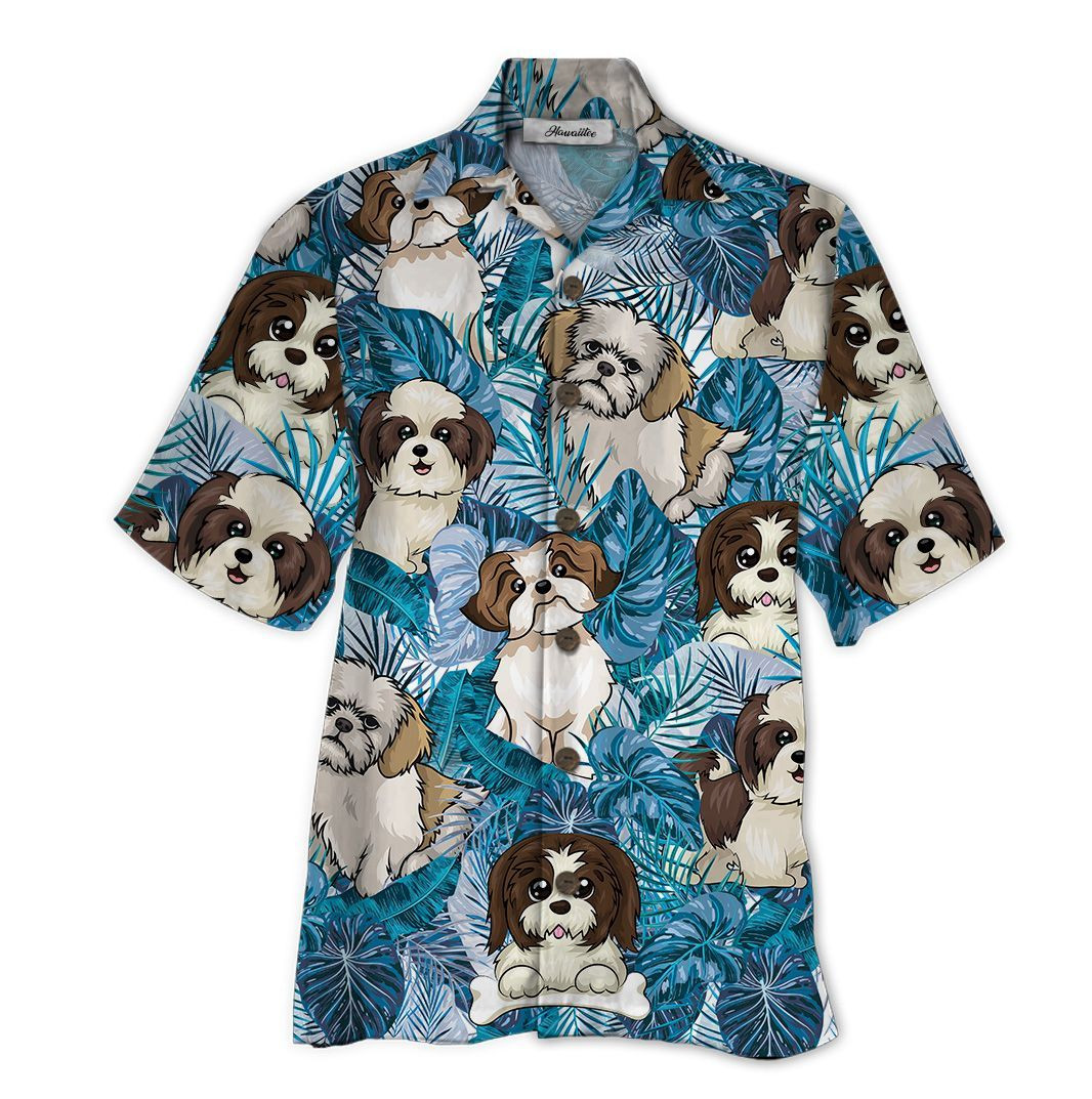 Hawaiian Shirt 'shih Tzu' Hawaiian Shirt For Men