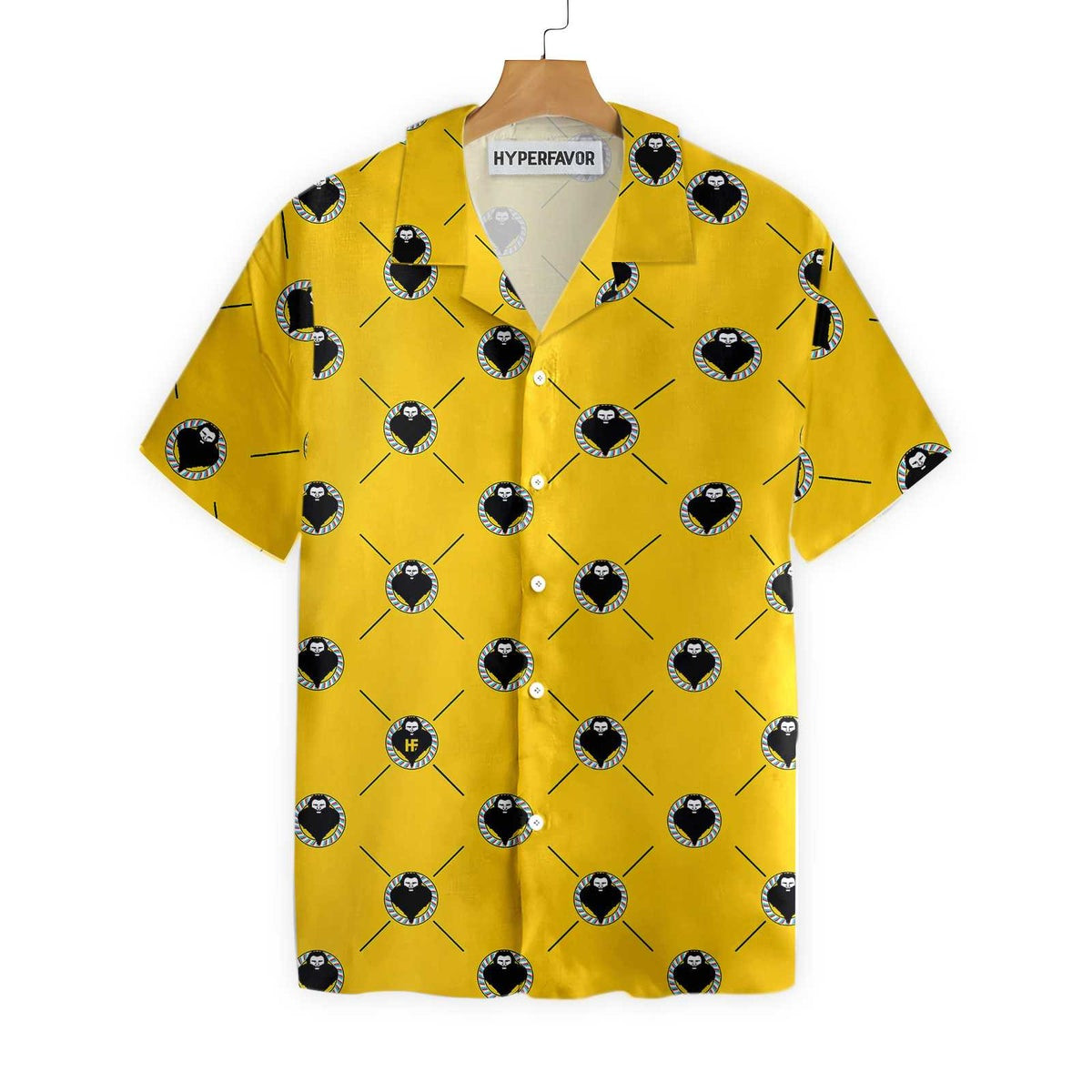 Heart Shaped Beard Barber Shirt For Men Hawaiian Shirt