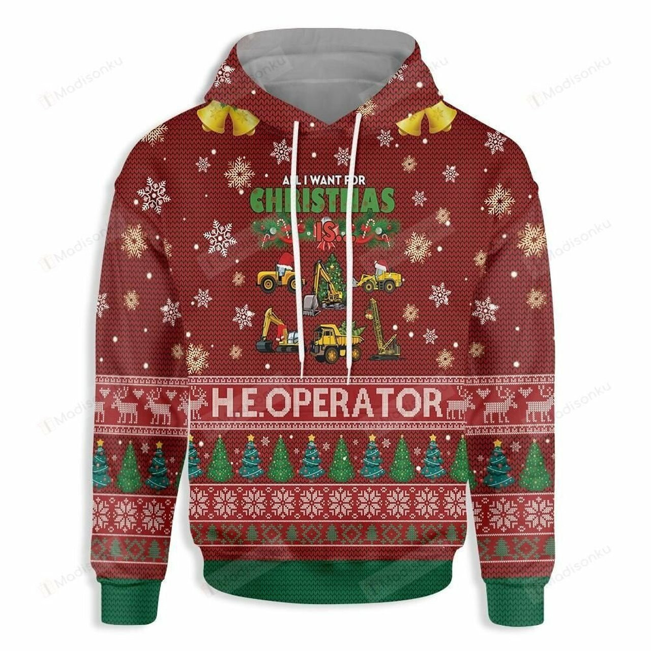 Heavy Equipment Operator 3d All Over Print Hoodie