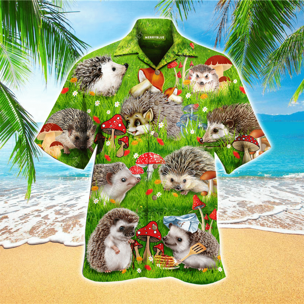 Hedgehog Hawaiian Shirt Perfect Gift Ideas For Hedgehog Lover Shirt for Men and Women