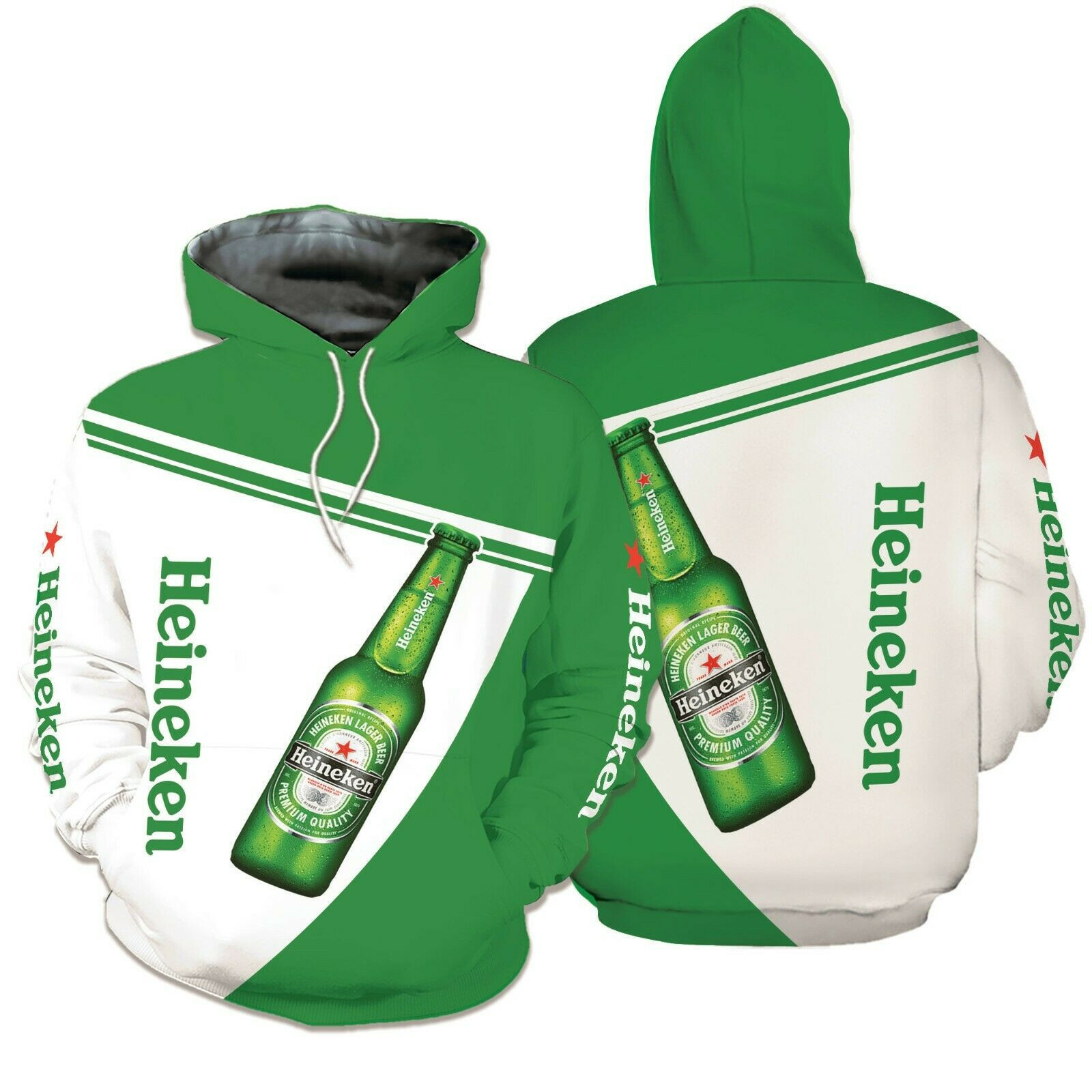 Heineken Beer Premium Hoodie for Men and Women