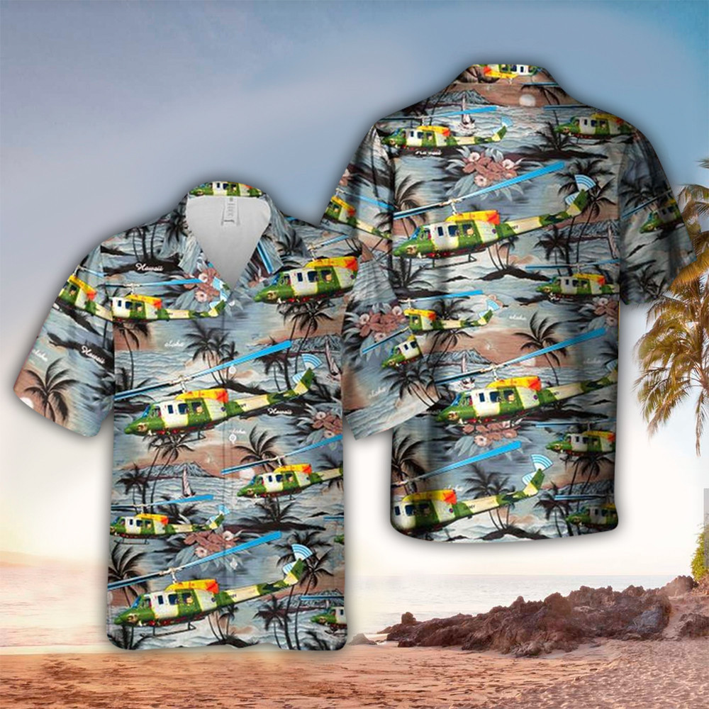 Helicopter Hawaiian Shirt Perfect Gift Ideas For Helicopter Lover Shirt For Men and Women