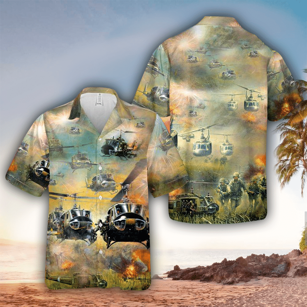 Helicopter Hawaiian Shirt Perfect Helicopter Clothing Shirt For Men and Women