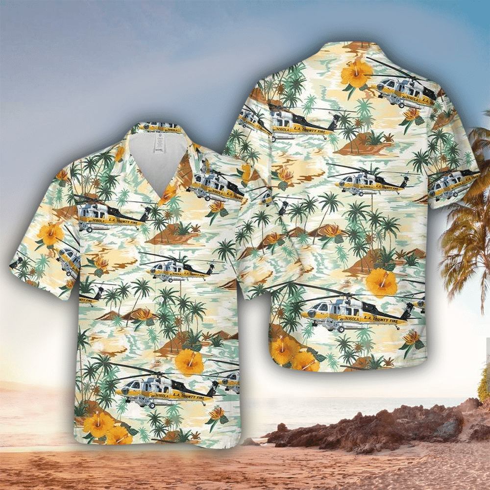 Helicopter Shirt Helicopter Hawaiian Shirt For Helicopter Lovers Shirt For Men and Women