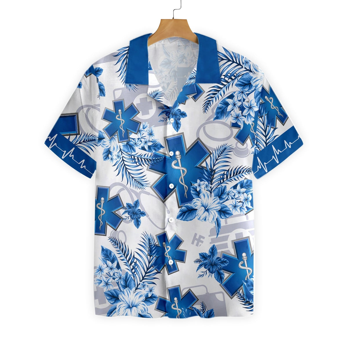 Here To Save Your Ass Not Kiss It Paramedic Hawaiian Shirt