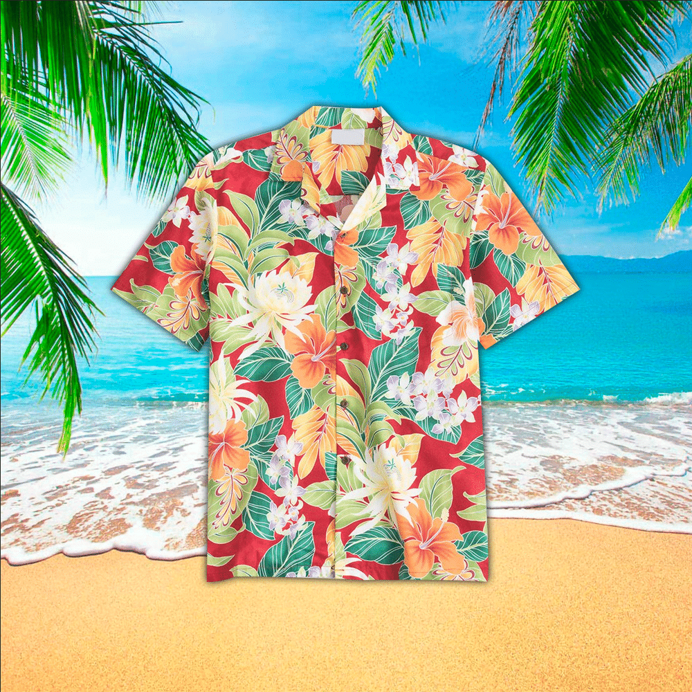 Hibiscus Aloha Shirt Hawaiian Shirt For Hibiscus Lovers Shirt for Men and Women