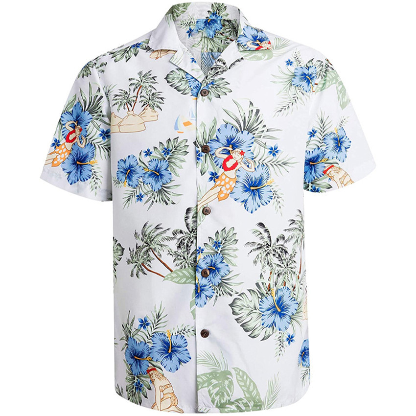 Hibiscus Hawaiian Shirt Hibiscus 3D Printed Shirt for Men and Women