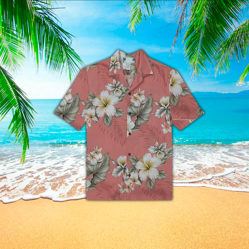 Hibiscus Hawaiian Shirt Mens Hawaiian Shirt For Hibiscus Lover Shirt for Men and Women