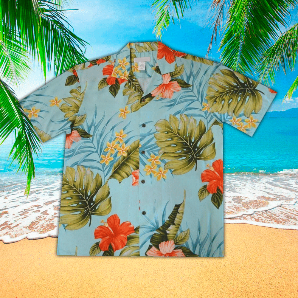 Hibiscus Hawaiian Shirt Mens Hawaiian Shirt For Hibiscus Lover Shirt for Men and Women