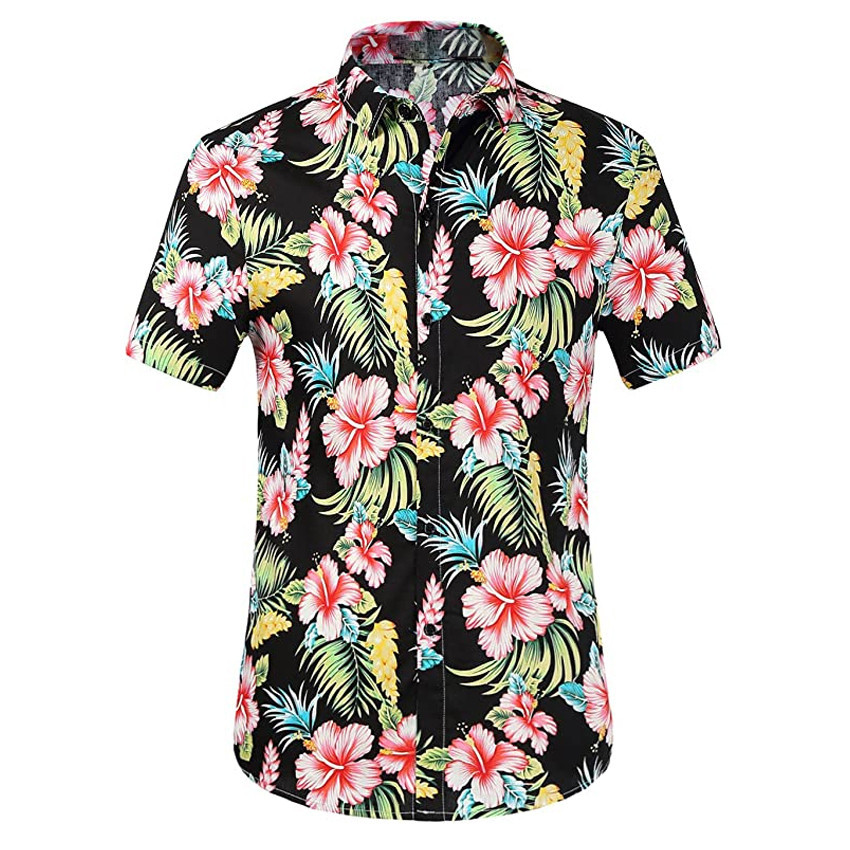 Hibiscus Hawaiian Shirt Perfect Hibiscus Clothing Shirt for Men and Women