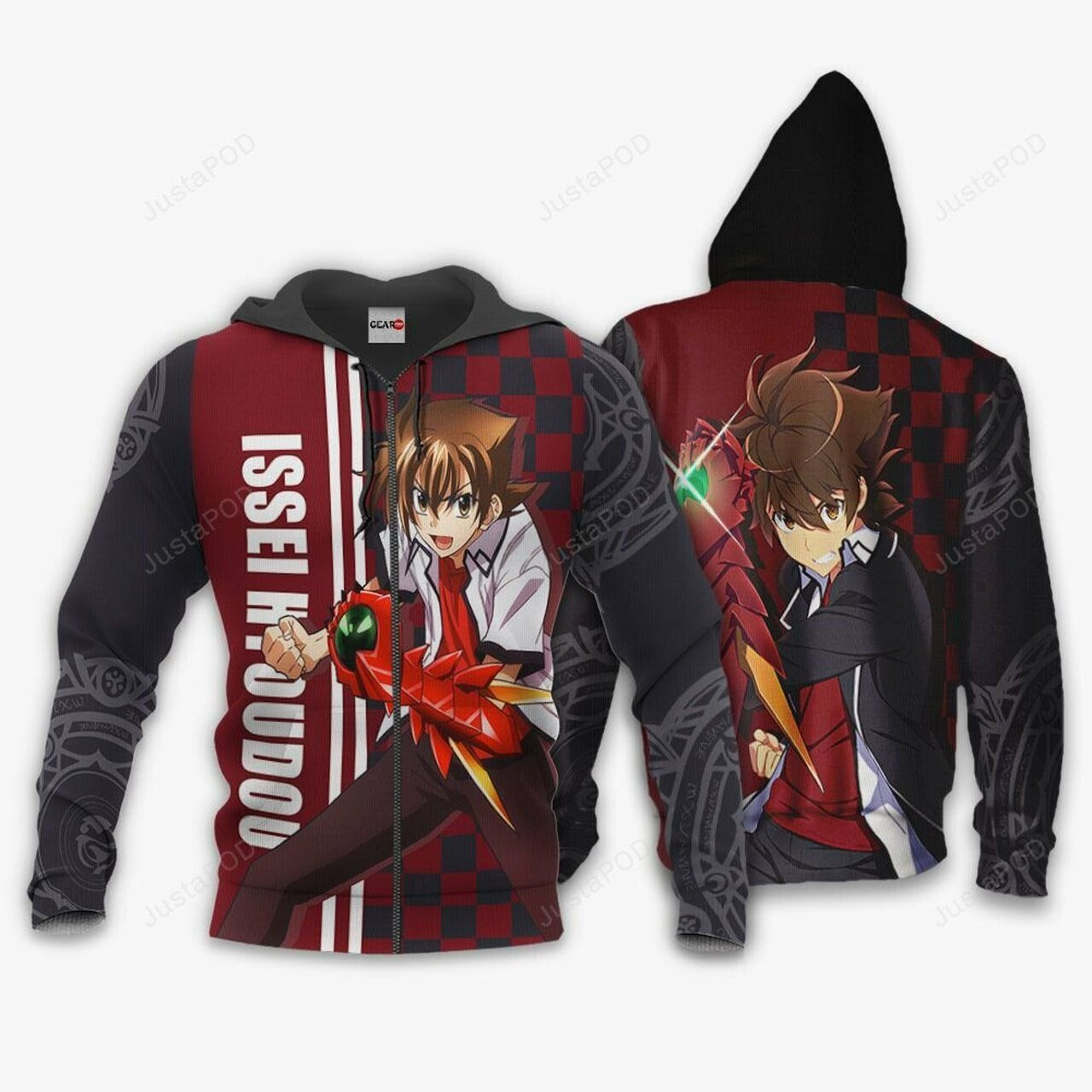 High School Dxd Issei Hyoudou 3d All Over Print Hoodie