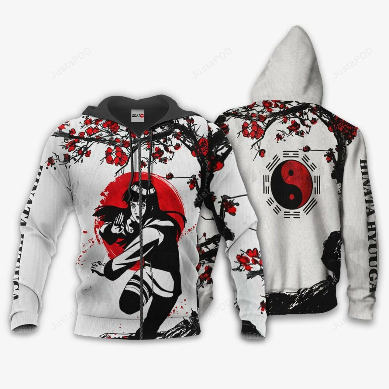 Hinata Hyuuga Japan Style 3d All Over Print Hoodie