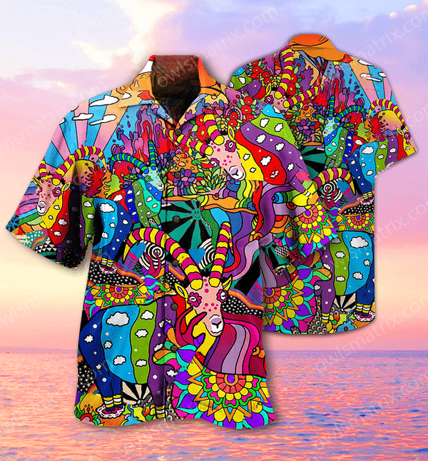Hippie Deer Peace Life Color Limited - Hawaiian Shirt 2 - Hawaiian Shirt For Men