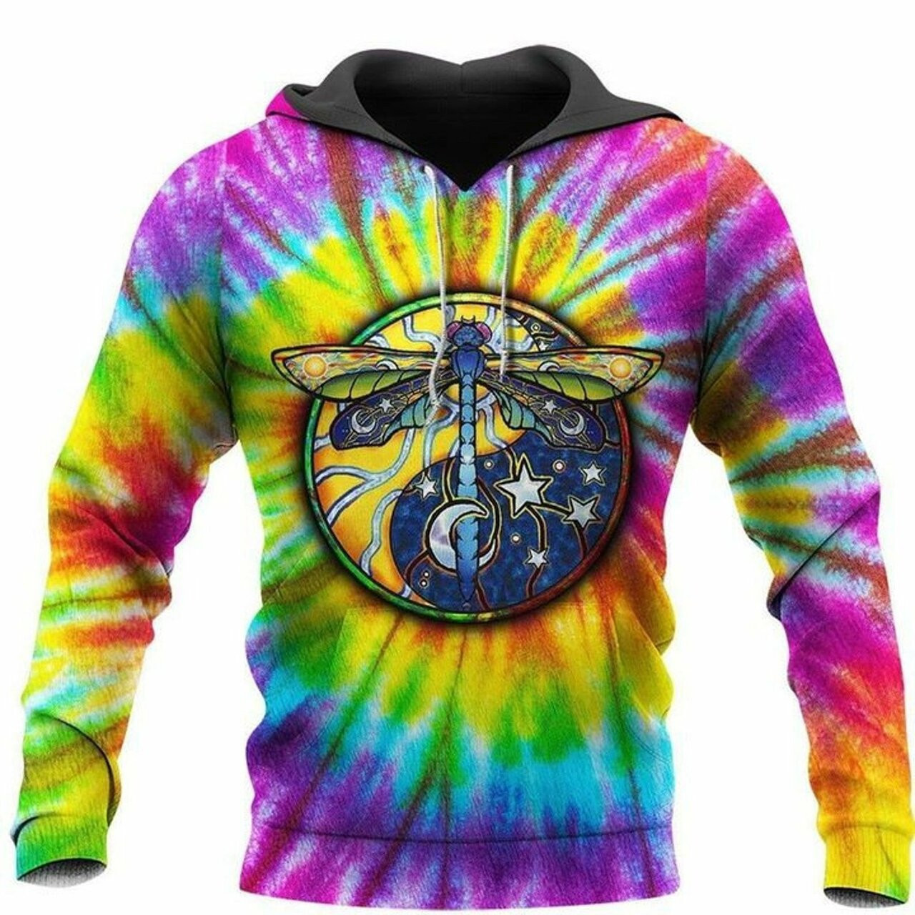 Hippie Dragonfly 3d All Over Print Hoodie