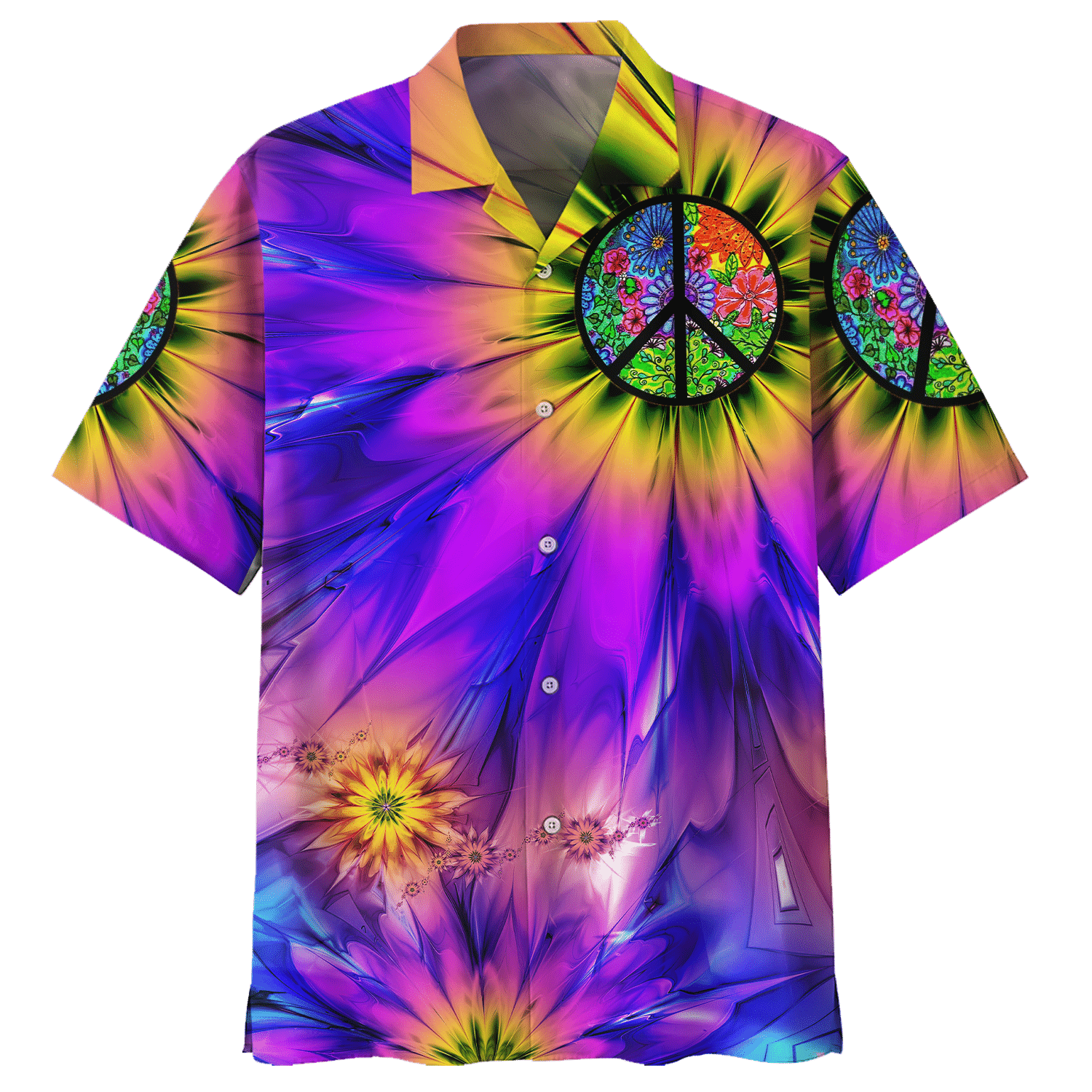 Hippie Hawaiian Shirt 1 For Men Women