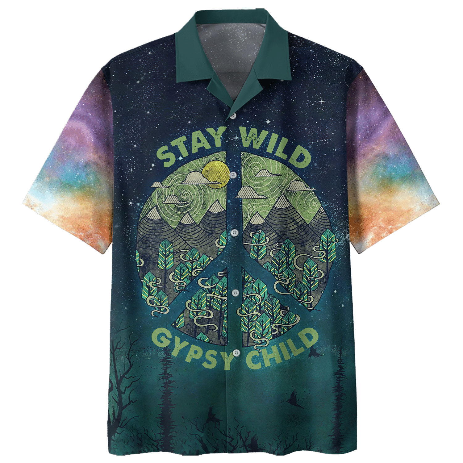 Hippie Hawaiian Shirt - 107 For Men Women