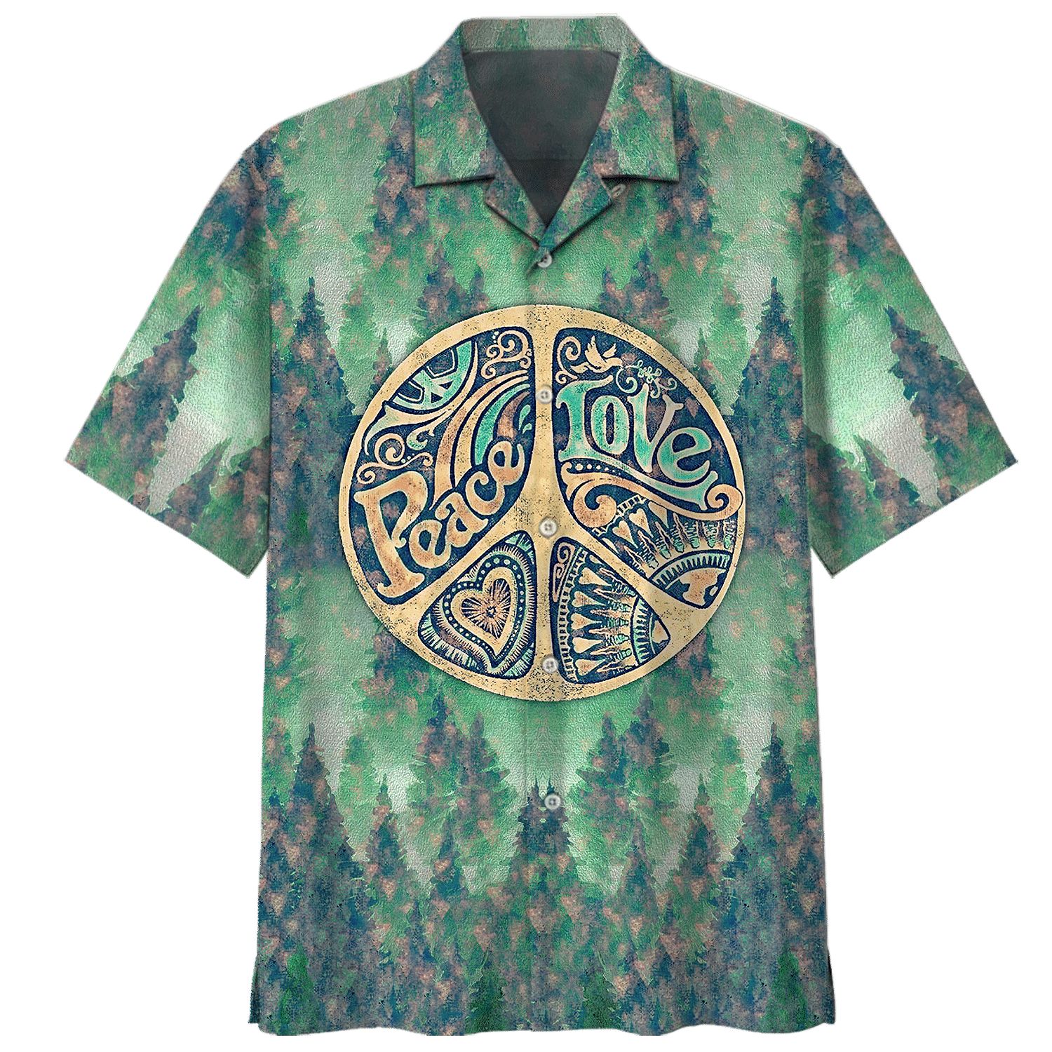 Hippie Hawaiian Shirt 3 For Men Women