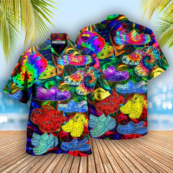 Hippie If You Ain't Crocin You Ain't Rockin Edition - Hawaiian Shirt - Hawaiian Shirt For Men