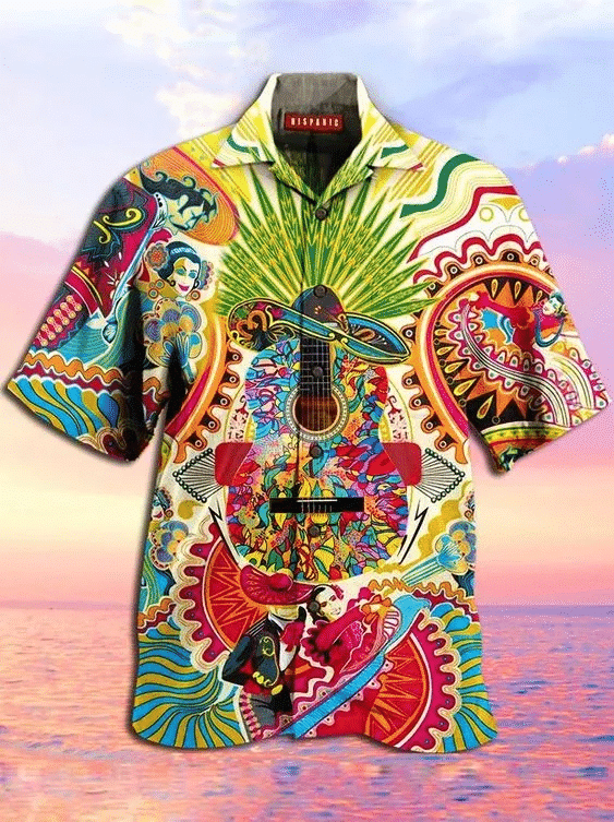 Hippie Iii Hawaiian Shirt Summer Aloha Shirt, Short Sleeve Hawaiian Shirt