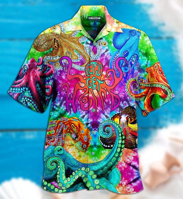 Hippie Lets Get Octopus Limited - Hawaiian Shirt - Hawaiian Shirt For Men